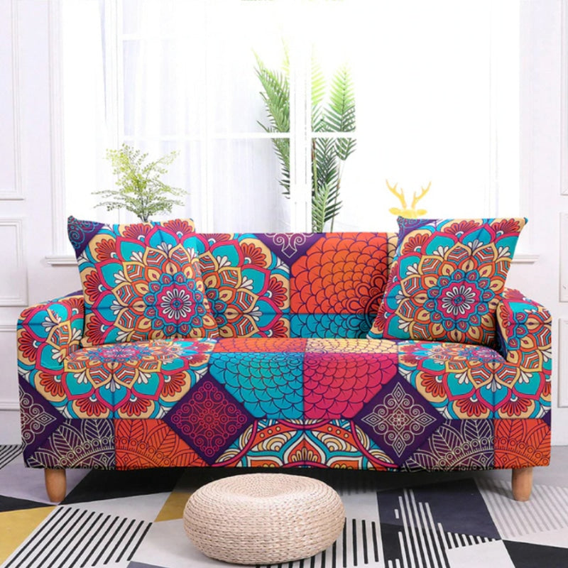 Abstract sofa cover