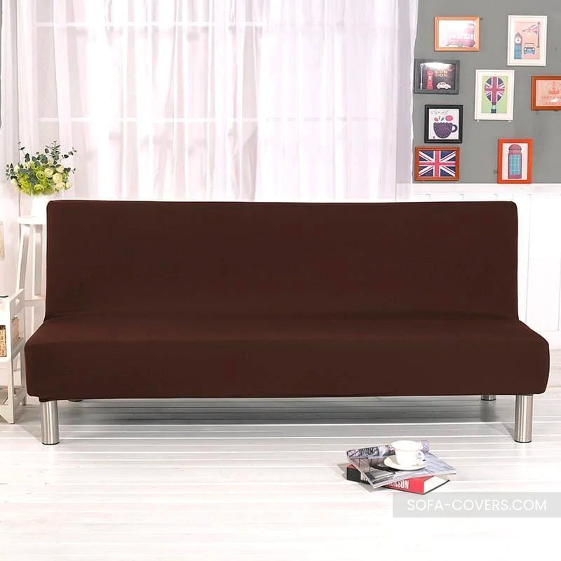 Chocolate brown futon cover