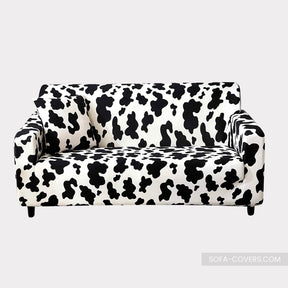 Cow print couch cover