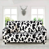 Cow print couch cover