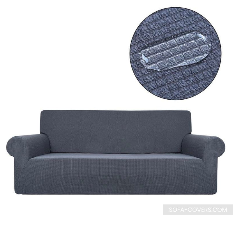 Grey couch cover waterproof