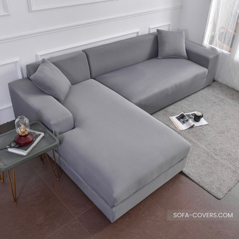 Light grey couch cover