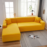 Mustard yellow couch cover