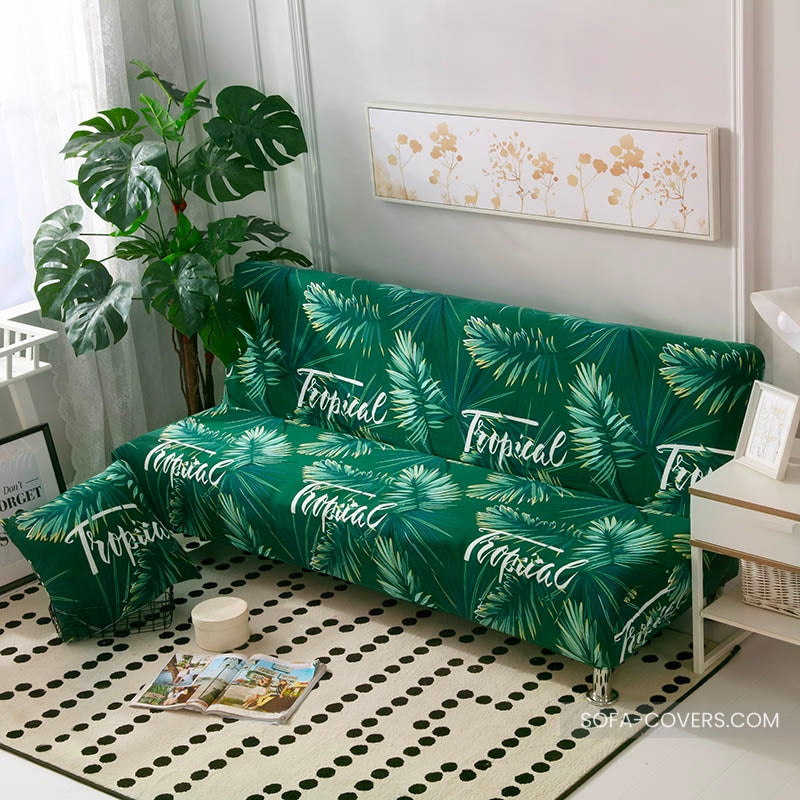 Tropical futon cover