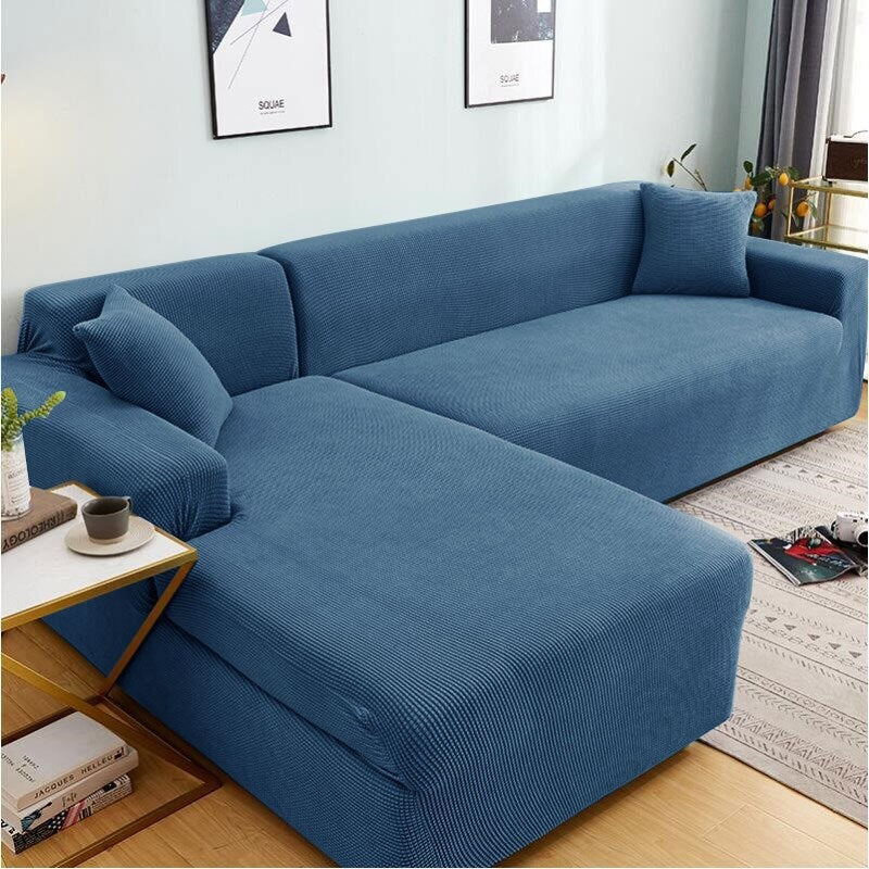 Waffle couch cover