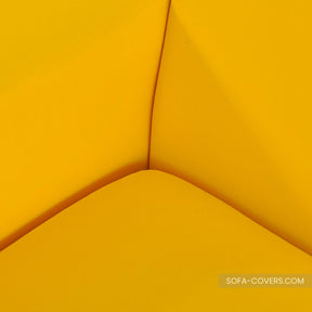 Yellow couch cover